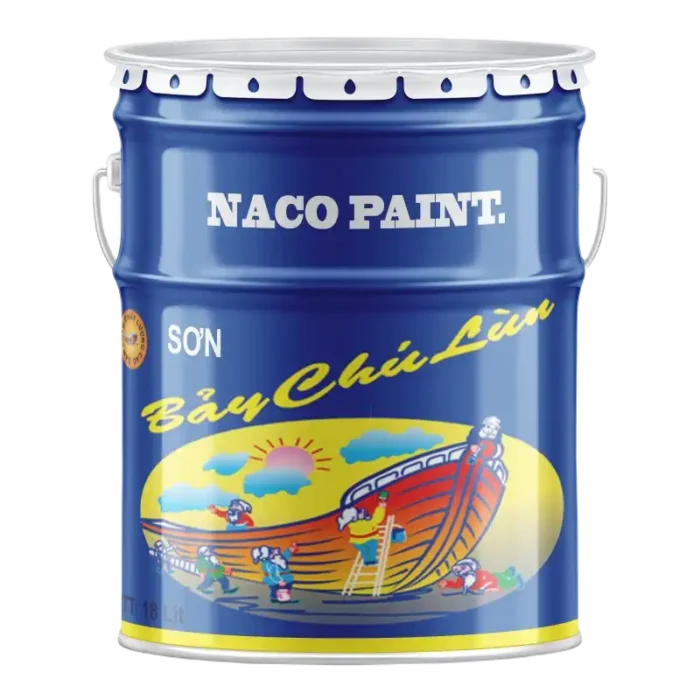 bl033391 son dau bay chu lun 690 mau trang 18l thung naco paint