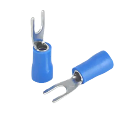 Đầu cốt chữ Y bọc nhựa, SV2-4 màu xanh dương