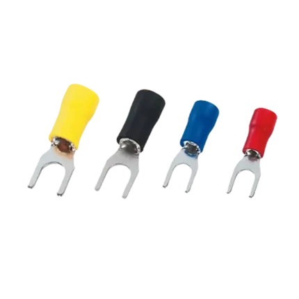 Đầu cốt chữ Y bọc nhựa, SV2-4 màu vàng