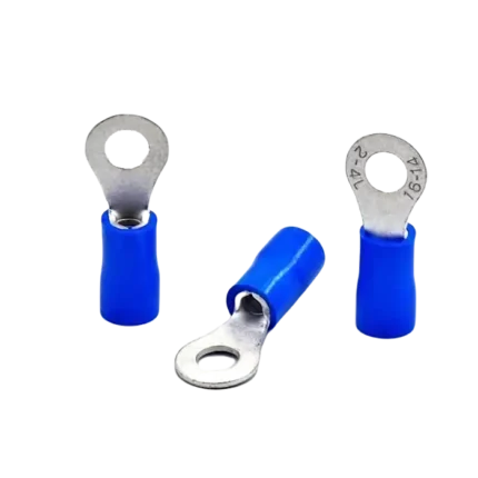 Đầu cốt, SV2-8 KT1.5-2.5mm chia bọc phủ nhựa bấm nối dây điện (100 chiếc/ gói)