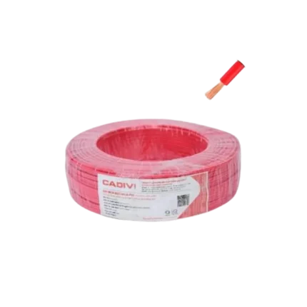 bl036372 day dien mem vcm 1x075mm2 mau do 100m cuon cadivi