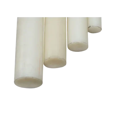 Nhựa PA, màu trắng phi 60mm